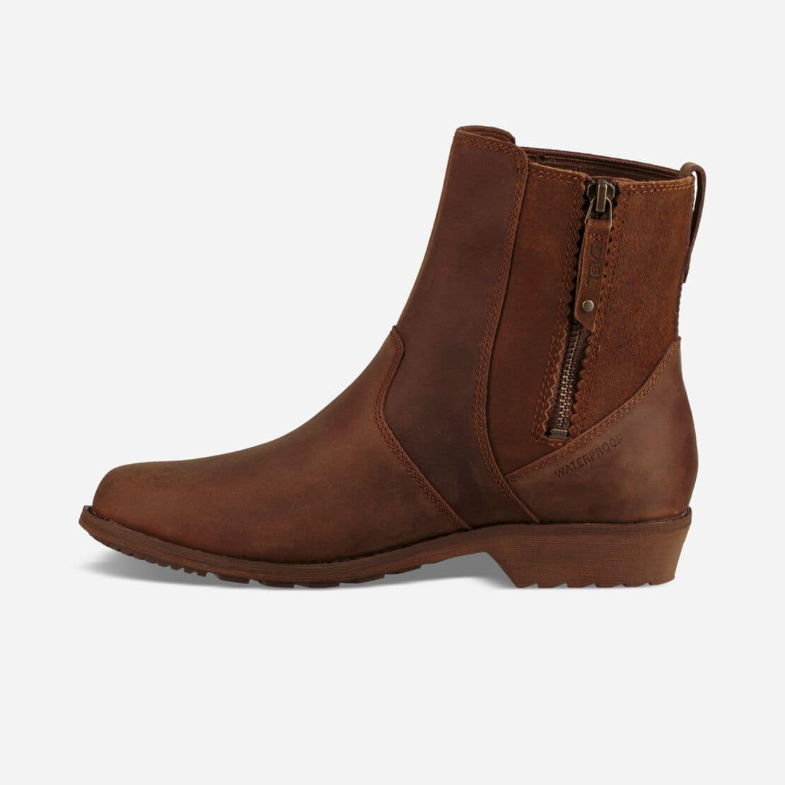 Teva Boots Outlet Store - Teva Ellery Ankle Waterproof Dark Brown Boots ...
